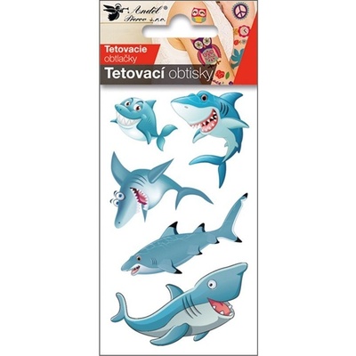 Anděl Tetovací obtisky Veselí žraloci