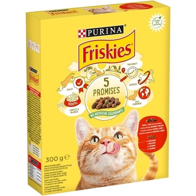 Friskies Adult Cat s kuracím a zeleninou 300 g