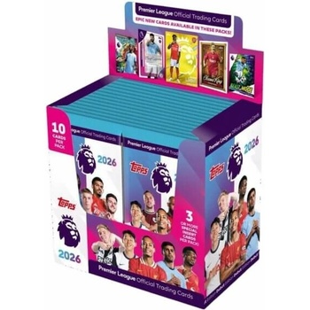 Topps 2025-2026 Premier League Booster box od 2 899 K - Heureka.cz