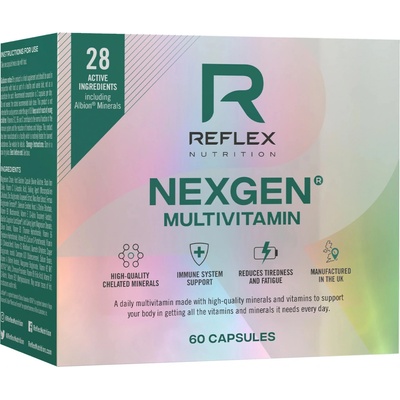Reflex Nutrition Nexgen Multivitamín 60 kapsúl