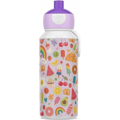 U-grow Dětská láhev Pop-Up Campus Food Fest 400 ml