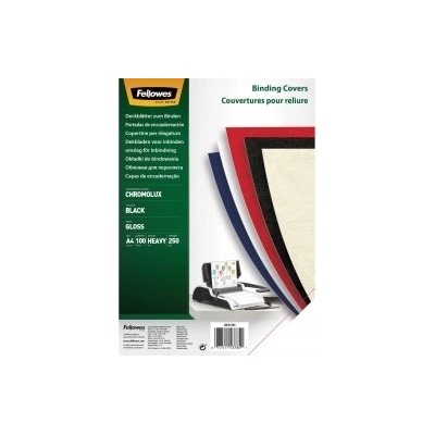 Kartón na krúžkovú väzbu Chromolux A4/250g čierna (bal=100ks)