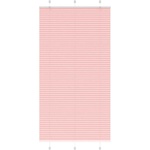 vidaXL Плисирана щора, розова, 110x200 см, ширина на плата 109, 4 см, полиестер (4015468)