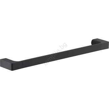 Gedy - Стенна закачалка за кърпи PIRENEI 6, 6x45 см матов черен (SH0106)