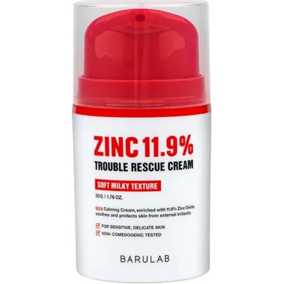 BARULAB Zinc 11.9% Trouble Rescue Cream 50 g