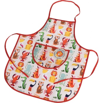 Rex London Dětská barevná zástěra s motivem zvířátek Colourful Creatures