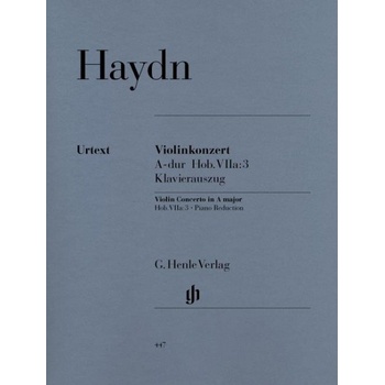 Concerto for Violin and Orchestra In A Hob. VIIa noty pre husle a klavír