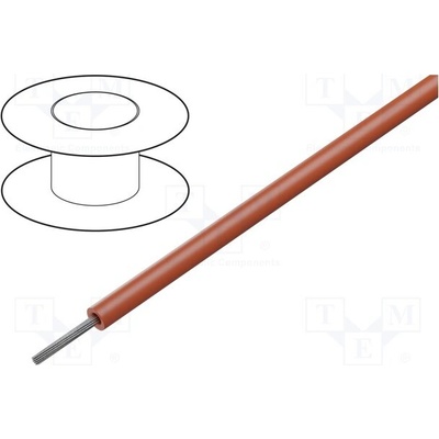 Alpha Wire 1854/19 RD005 HookUp Wire lanko Cu 24AWG červená 600V 30,5 m