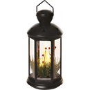 Emos DCLV15 LED dekorace vánoční lucerna se svíčkami černá 35,5 cm 3x C vnitřní vintage