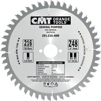 CMT kotúč pílový HM D180x30 Z24 C29118024M