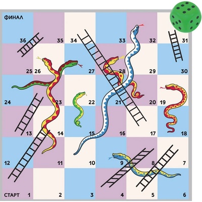 Учител bg Игра за под Змии и стълби и постелка за роботи
