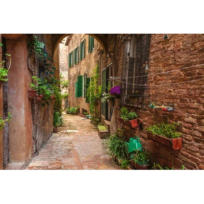 DIMEX ART Флизелинов фототапет скрита улица в италия 375 x 250 см