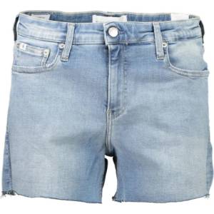 Calvin Klein Дамски дънкови къси панталони calvin klein, Цвят Синьо (j20j220644_azzurro_1aa)