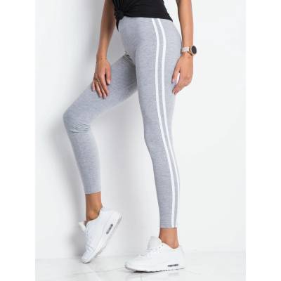 Leggings-RV-LG-4954.18-grey šedá BASIC Feel Good