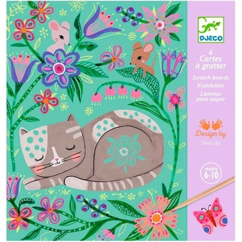 Djeco Vyškrabávacie obrázky Stretnutie