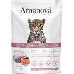 Amanova cat pouch p11 tasty salmon turkey - пауч за пораснали котки от всички породи, със Сьомга и пуешко - 85 гр, Испания - 33577