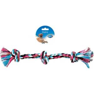 Duvoplus играчка за куче, въже с три възела 38 см, 1 брой, Белгия - 4705027