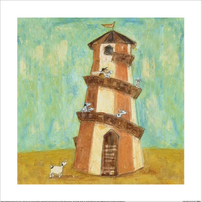 Umelecká tlač Sam Toft - Helter Skelter, 40 × 40 cm