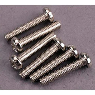 Traxxas skrutka krížová M3x15 mm pologuľatá hlava zink. 6