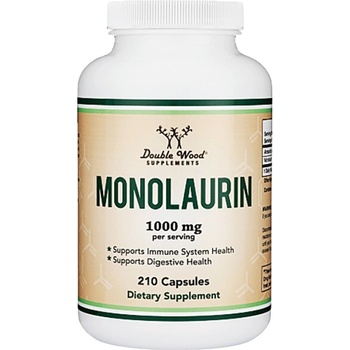 Image 1 of Double Wood Supplements Monolaurin 1000 mg [210 капсули]