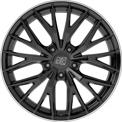 MSW 44 9x20 5x110 ET29 gloss black diamond lip