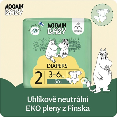 Moomin Baby 2 Novorozenec 3–6 kg 56 ks