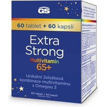 GS Extra Strong Multivitamin 65+ 60 tablet + 60 kapslí