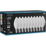 Mexen Nova 10x LED крушка E14, C37, 7W, Неутрална - 4000K, 735 lm - L102-E14-0740-01x10 (L102-E14-0740-01x10)