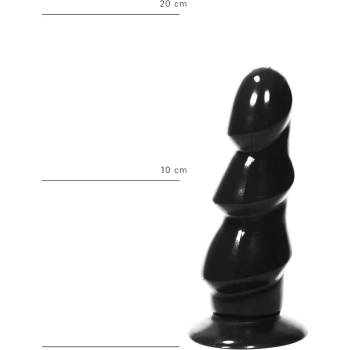 Image 1 of All Black AB40 Butt Plug 17cm