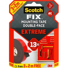 3M Scotch Fix Supersilná obojstranná montážna páska 19 mm × 3 + 2 m PT1100-193 + 20