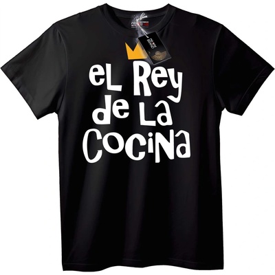 NOONEBRAND Тениска Цар на Кухнята - XL, Black