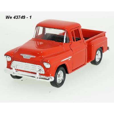 Welly Chevrolet 1955 Stepside red code 43749 modely aut 1:34