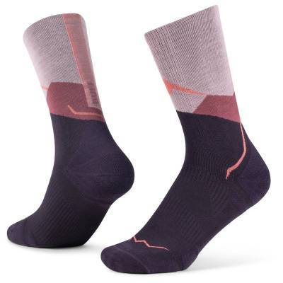 Мериносови чорапи Buff Merino Lightweight Crew Sock LWC1 Merino socks - Pink - размер 39-41 (EU) (207-0934-0112)
