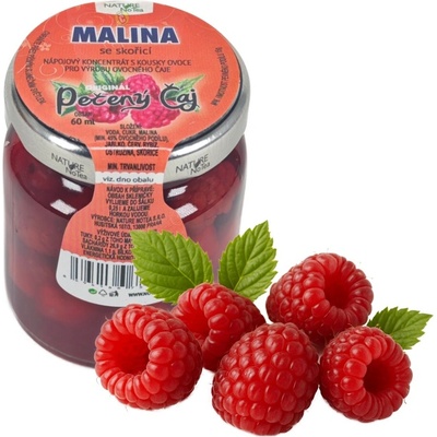 Note Malina so škoricou Pečený čaj s kúskami ovocia 55 ml