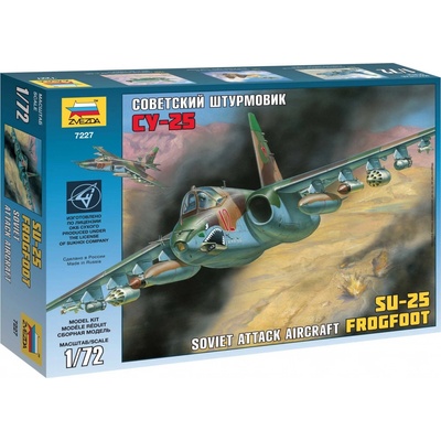 Zvezda Model Kit letadlo 7227 SU-25 32-7227 1:72