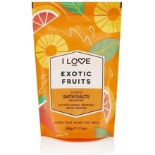 I Love koupelová sůl Exotic Fruit Bath Salts 500 g