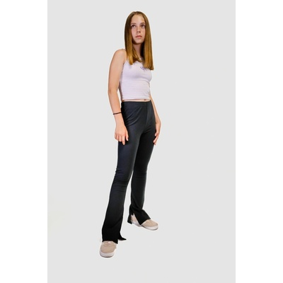 Reporter Young zvonové kalhoty z proužkovaného úpletu černá – Hledejceny.cz