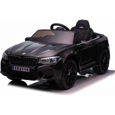 ROLLZONE BMW M5 24V - Детска акумулаторна кола, Черна, EVA гуми (SX2118-LT-black)