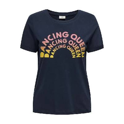 Тениска Jdy Kitty short sleeve T-shirt - Blue (Sky Captain)