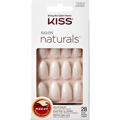 Kiss Prírodné nechty vhodné na lakovanie 70910 Naturals Nails 28 ks