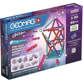 Geomag Glitter panels Recycled 60