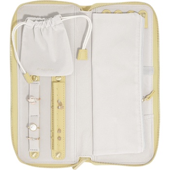 Stackers Пътна кутия за бижута с място за пръстени Stackers жълта (76176)