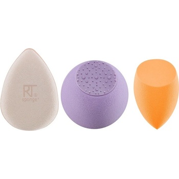 Real Techniques Sponge+ Glow Radiance Complexion Kit 3 ks