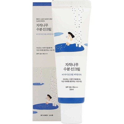 ROUND LAB Birch Juice Moisturizing Sun Cream хидратиращ слънцезащитен крем SPF 50+ 50 мл