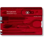Victorinox Швейцарски джобен нож-карта Victorinox SwissCard Ruby, блистер (0.7100.TB1)
