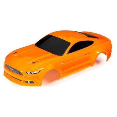 Traxxas каросерия Ford Mustang оранжева
