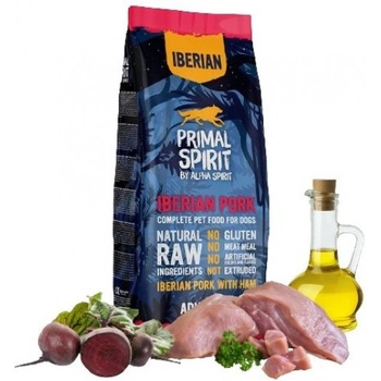 Alpha Spirit Primal Spirit Iberian pork Dog Food - студено пресована храна за кучета от всички породи с прасе, БЕЗ ПИЛЕ, БЕЗ ГЛУТЕН, 12 kg 1300818