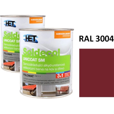 Soldecol UNICOAT SM 0,75L RAL 3004