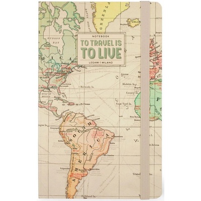 Legami Photo Notebook Medium Lined Travel