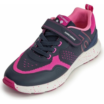 Biomeanics dievčenské tenisky ELASTICOS Azul/Fuscia 241271-C600 tmavomodrá